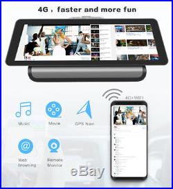 9.88inches HD 4G Wifi ADAS Android 5.1 GPS Car DVR Video Recorder FM BT Dash Cam