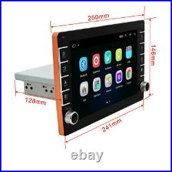 9in Car Stereo Radio 1DIN Android 8.1 Quad-Core 1+16GB GPS WiFi DAB Mirror Link