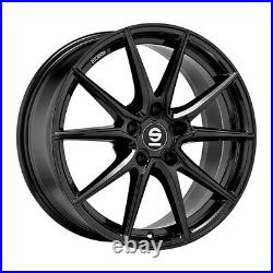 ALLOY WHEEL SPARCO DRS FOR RENAULT SCENIC III 7.5x17 5x114.3 ET 40 GLOSS BLA efa