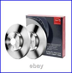 APEC Rear Pair of Brake Discs for Renault Grand Scenic 2.0 Apr 2004 to Apr 2009