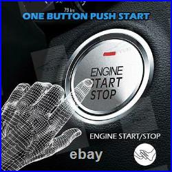 APP One Way Alarm System Engine Start Push Button Key PKE Security Keyless Entry