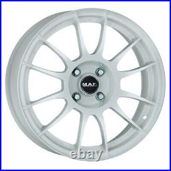 Alloy Wheel Mak Xlr For Renault Scenic II Serie 7.5x18 4x100 Gloss White Pjg