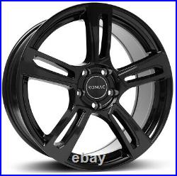 Alloy Wheels 17 Romac Edge Black Gloss For Renault Grand Scenic Mk2 03-09