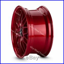 Alloy Wheels 18 190 For Mitsubishi Renault Megane 5x114 Models Red