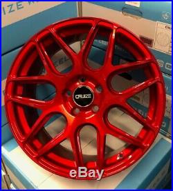 Alloy Wheels 18 Cruize Cr1 Candy Red Fit For Renault Megane R26