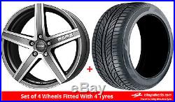 Alloy Wheels & Tyres 17 Momo Hyperstar Evo For Renault Grand Scenic Mk2 03-09