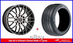 Alloy Wheels & Tyres 17 Wolfrace Bayern For Renault Grand Scenic Mk2 03-09