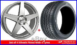 Alloy Wheels & Tyres 18'' Calibre CC-F For Renault Grand Scenic Mk3 09-16
