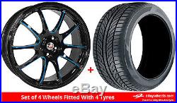 Alloy Wheels & Tyres 18'' Calibre Friction For Renault Grand Scenic Mk3 09-16