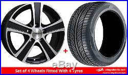 Alloy Wheels & Tyres 18'' Calibre Highway For Renault Grand Scenic Mk3 09-16