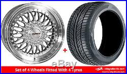 Alloy Wheels & Tyres 18'' Calibre Vintage For Renault Grand Scenic Mk2 03-09