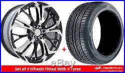 Alloy Wheels & Tyres 18'' Dare Ghost For Renault Grand Scenic Mk3 09-16