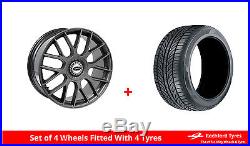 Alloy Wheels & Tyres 18 Team Dynamics Imola For Renault Grand Scenic Mk2 03-09