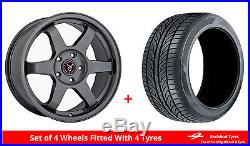 Alloy Wheels & Tyres 18 Wolfrace JDM For Renault Grand Scenic Mk3 09-16
