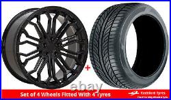 Alloy Wheels & Tyres 20 Velare VLR04 For Renault Grand Scenic Mk3 09-16