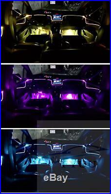 Ambient Light APP Control for Car Interior Atmosphere Light Lamp 64 colors DIY