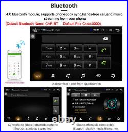 Android 8.1 Car Stereo Radio 9in Double 2 Din GPS SAT NAV WiFi 3G 4G OBD MLK BT
