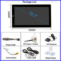Android 9.0 Quad Core 1Din 10.1in Car Bluetooth Player Stereo Radio GPS Sat NAV