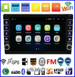 Android 9in Single Din Car Stereo Radio GPS Navigation MP5 Player With Dash Cam