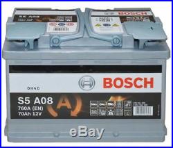 BOSCH 570901076 S5A08 611925 096 70Ah 760 CCA Car Battery
