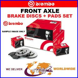 BREMBO Front Axle BRAKE DISCS + PADS for RENAULT GRAND SCENIC II 2.0 2004-on