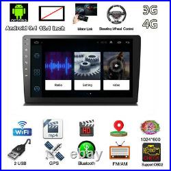BT Car In-Dash 10.1 2Din Android 9.1 GPS Navs Head Unit Stereo Radio MP5 Player