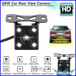 Car Radio Stereo MP4 DVD Player Bluetooth FM AUX USB Mirror-GPS Head Unit+Camera