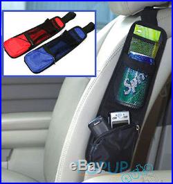Car Seat Side Storage Net Phone Drink Holder Pouch Pocket Bag Hanging Organiser