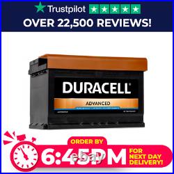 DA74 Duracell Advanced Car Battery 096 -fits Merc Mini Mitsu Nissan Peug Porsche