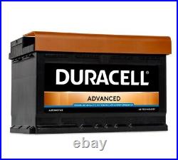 DA74 Duracell Advanced Car Battery 096 -fits Merc Mini Mitsu Nissan Peug Porsche