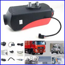 DC12V 5000W Autos Diesel Air Heater Tank Heating Time Temperature Adjustable Kit