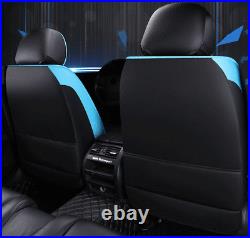 Deluxe 5D Surround Car Seat Cover PU Leather Full Set For Interior Accessories
