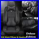 Deluxe_Edition_Black_PU_Leather_6D_Surround_Car_Seat_Cover_Full_Set_Cushion_Pad_01_ddg