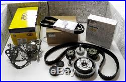 Dephaser Pulley & Timing Belt Kit & Water Pump & Auxiliary Belt Renault 1.6 16v