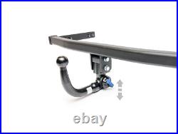 Detachable Vertical Towbar for Renault Grand Scenic IV 16-18 + 7-pin wiring kit