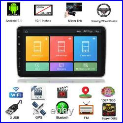 Double 2Din 10.1in Android9.1 Car Stereo Radio GPS Navi WIFI FM MP5 Player 2+32G