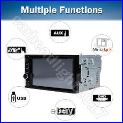 Double 2 DIN Head Unit Car Stereo CD Player Touch Screen Mirror Link for GPS New