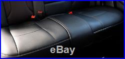 Durable Black PU Leather Car Front Rear Back Seat Pad Mat Soft Warm Car Cushion
