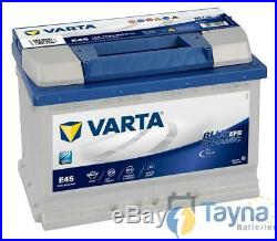 E45 Varta Start-Stop EFB Car Battery 12V 70Ah (570500065) Type 096