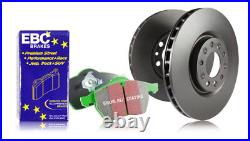 EBC Front Brake Discs & Greenstuff Pad for Renault Grand Scenic 2.0 TD (200607)