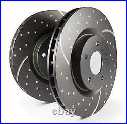 EBC Turbo Grooved Front Brake Discs for Renault Megane Scenic 1.9 TD 80BHP 9903