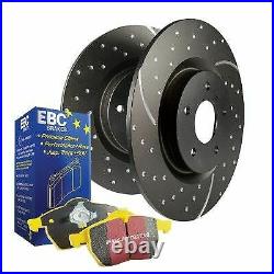 EBC Yellowstuff Front Brake Pad & Drilled/Grooved Disc Kit PD13KF809