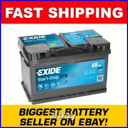 Exide 100 Start Stop EFB Car Battery 65Ah EL652