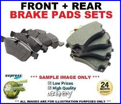 FRONT + REAR AXLE BRAKE PADS for RENAULT GRAND SCENIC IV 1.2 TCe 130 2016-on