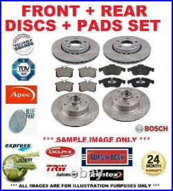 FRONT + REAR DISCS & PADS for RENAULT GRAND SCENIC III 1.6 16V (JZ0U) 2009-on