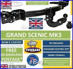Flange Towbar for Renault Grand Scenic III May 2009 to 2017 (JZ) 7 Seater TR9