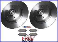 For Renault Grand Scenic Rear Brake Discs Fitted Wheel Bearings & Pads Set New