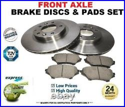 Front Axle BRAKE DISCS + PADS SET for RENAULT GRAND SCENIC III 2.0 dCi 2009-on