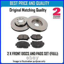 Front Brke Discs And Pads For Renault Oem Quality 26351715