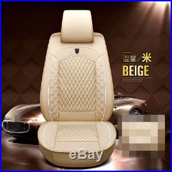Full Set 5D Surrounded Leather Seat Cover Cushions For Car Interior Accessories